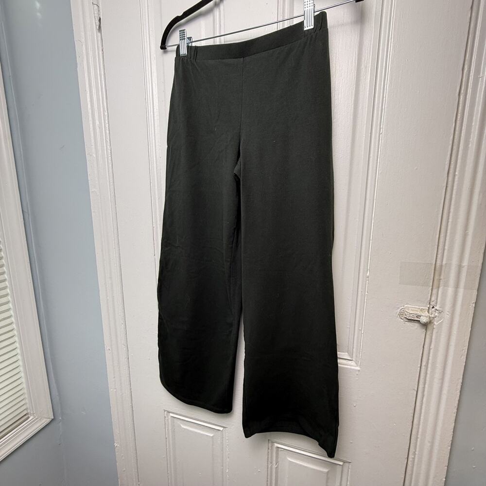 Women with Control Petite Pull On Wide Leg Pant Deep Jade XS NWOT